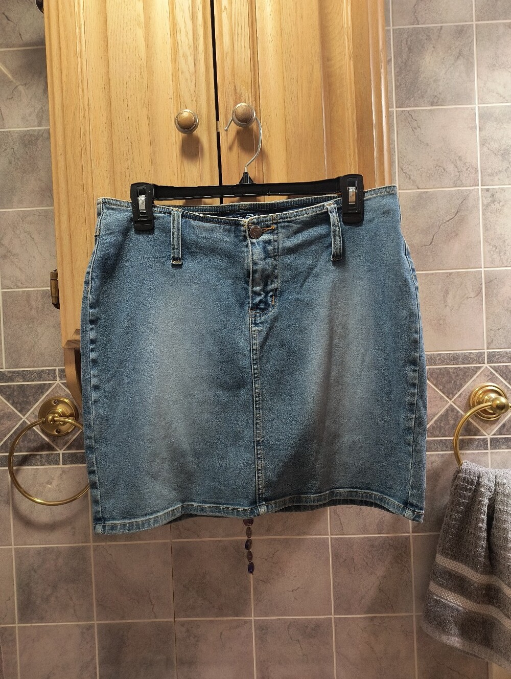 Vintage jean skirt